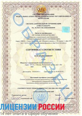 Образец сертификата соответствия Отрадный Сертификат ISO/TS 16949